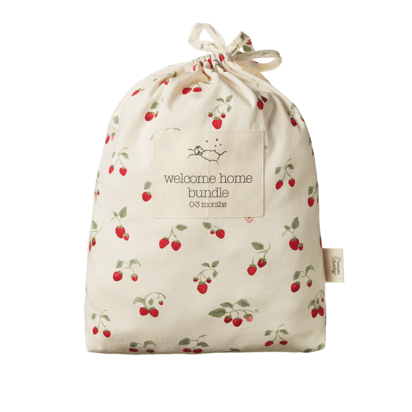 Nature Baby Welcome Home Gift Set ~ Strawberry