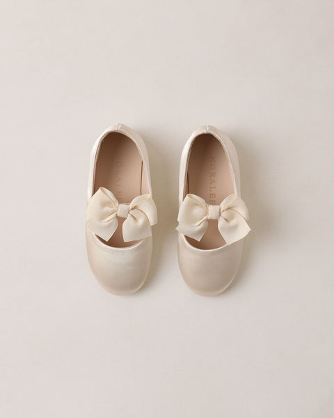 Noralee Bow Ballet Flats ~ Pearl