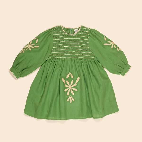 Apolina Noemie Dress ~ Retro Green