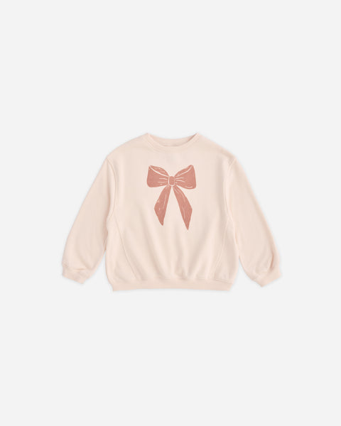Rylee & Cru Racer Sweatshirt ~ Bow