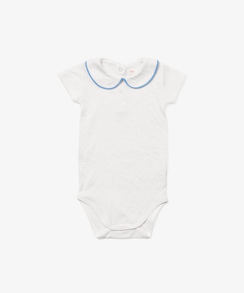 Oso & Me Baby Pan One-Piece - Blue Piping