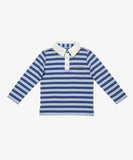 Oso & Me Parker Polo ~ NavyTwin Stripe