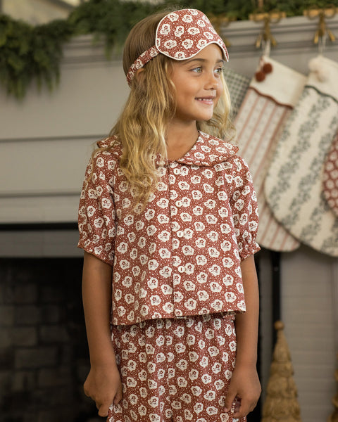 Rylee & Cru Ruffle Pajamas ~ Ruby Fleur