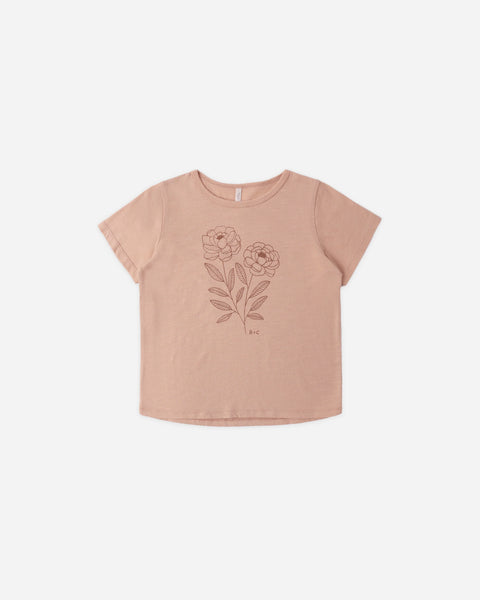 Rylee + Cru Basic Tee Peony