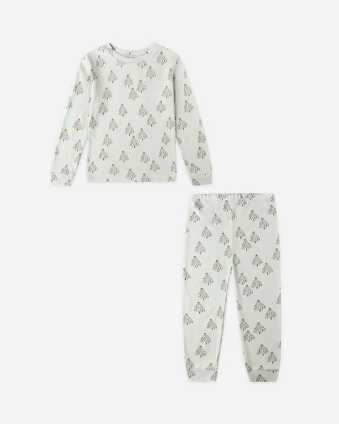 Rylee & Cru Organic LS Pajama Set ~ Trees