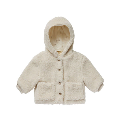 Rylee & Cru Shearling Baby Coat ~ Natural
