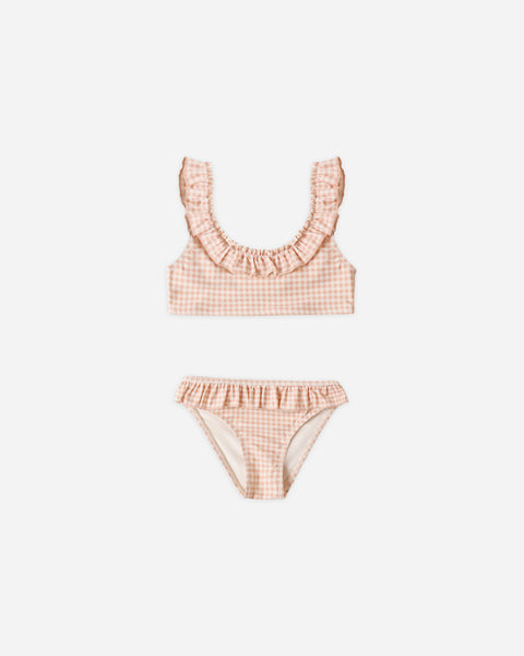 Rylee + Cru Giana Bikini Ditsy ~ Petal gingham