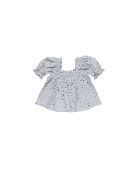 Rylee + Cru Milan Blouse ~ Light Blue