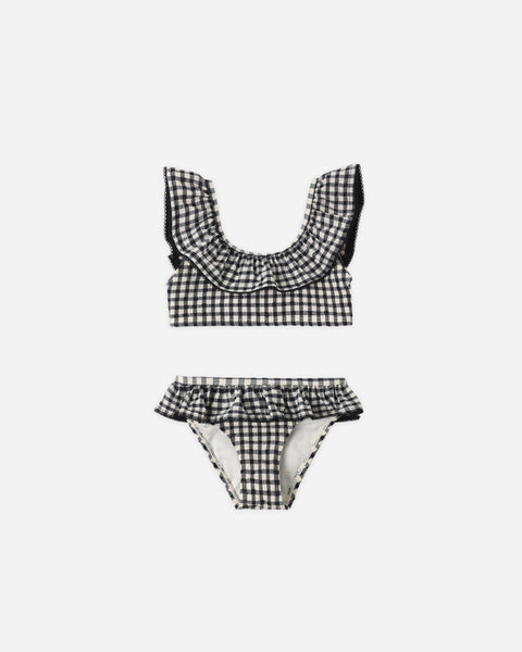 Rylee + Cru Margot Bikini ~ Black gingham