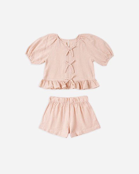 Rylee + Cru Juniper Set ~ Petal Gingham