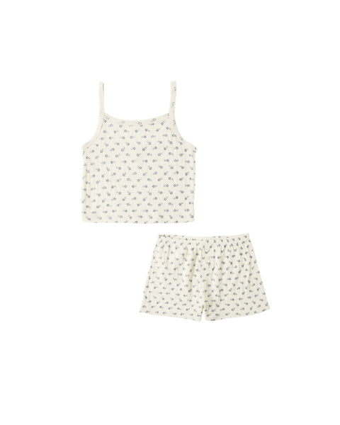 Rylee & Cru Pointelle Lounge Set ~ Natural