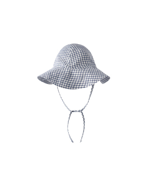 Rylee + Cru Floppy Swim Hat ~ Marine Gingham