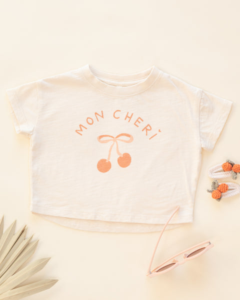 Rylee + Cru Boxy Tee ~ Mon Cheri