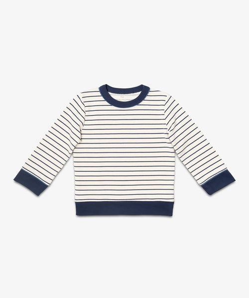 Oso & Me Remy Sweatshirt - Navy French Stripe