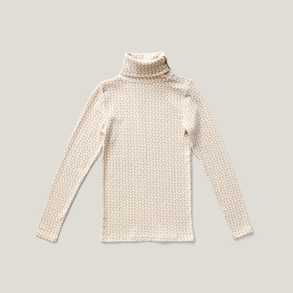 Soor Ploom Snap Turtleneck ~ Cross Stitch Print, Pigeon