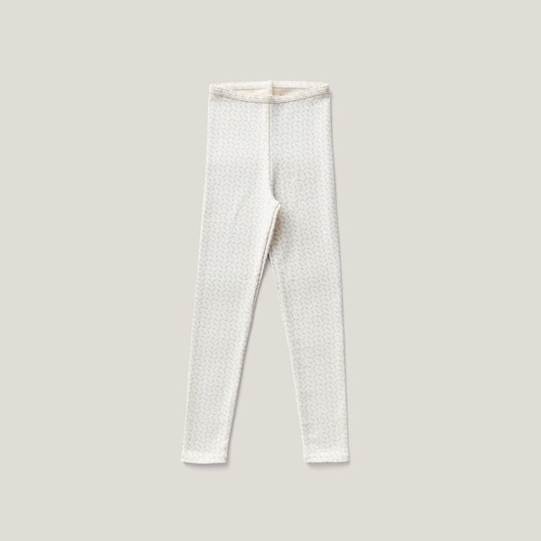 Soor Ploom Stretch Legging ~ Cross Stitch Print, Talc