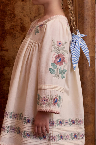 Apolina Stevie LS Dress - Milk-Cream