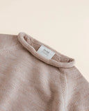 Hvid Sweater Georgette ~ Sand