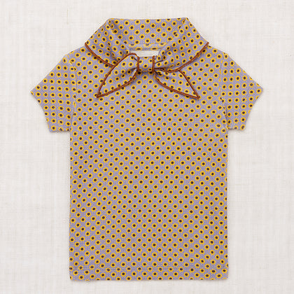 Misha & Puff Scout Tee ~ Pewter Flower Dot
