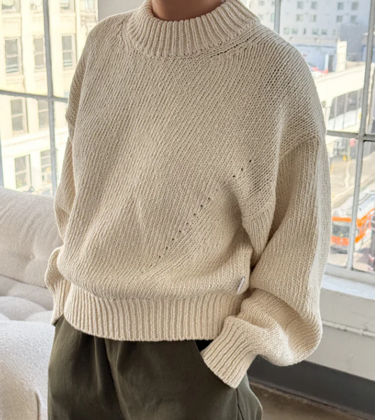 Le Bon Shoppe Zoe Cotton Sweater - Naturel