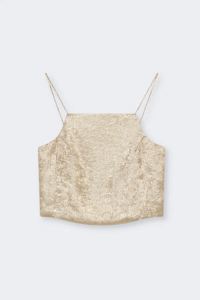 New Society ~ Saffron Woman Top Gold