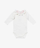 Oso & Me Baby Tink Ruffle Onesie ~ Rose Piping