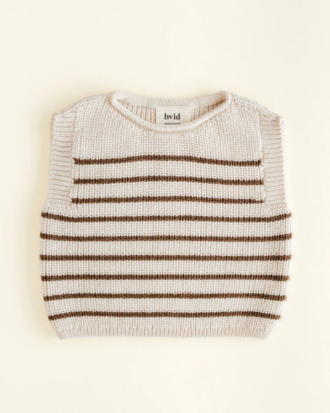 Hvid Vest Harvey Baby ~ Cream/Mocha