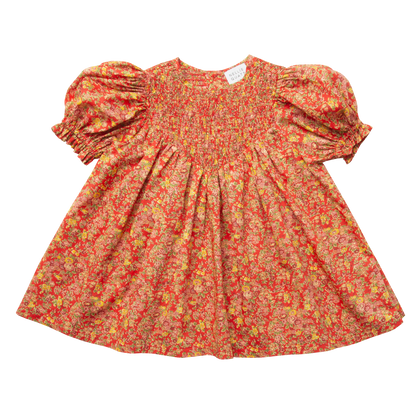Nellie Quats Draughts Dress ~ Tatum Liberty Print Organic Cotton