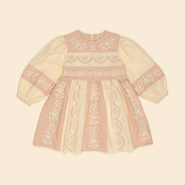Apolina Wilma Dress - Dried Rose/Cream