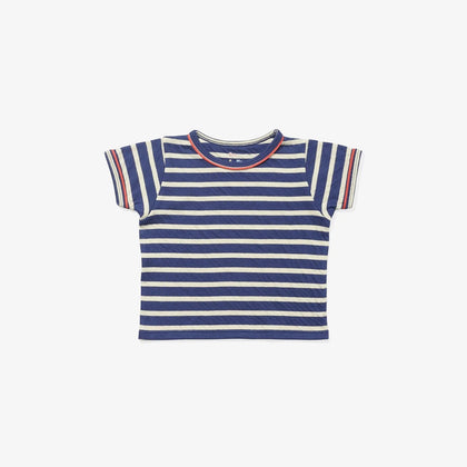 Oso & Me Baby Willie T-Shirt ~ Marine Stripe