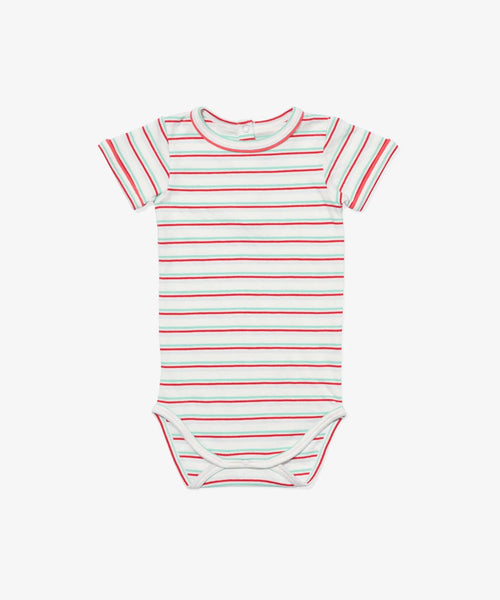 Oso & Me Willie One Piece - Turq Triple Stripe