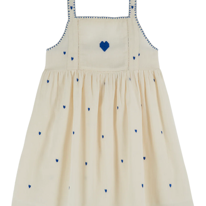 Emile at Ida Chantilly All Over Embroidered Dress