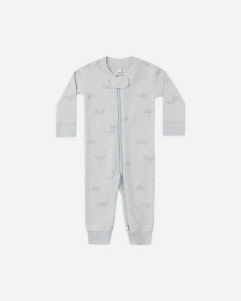 Quincy Mae Zip Long Sleeve Sleeper ~ Airplane