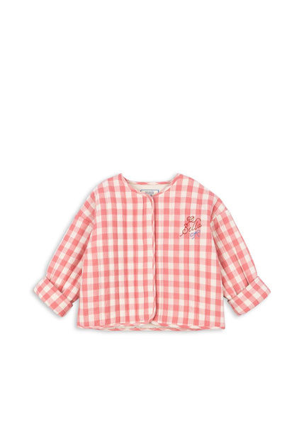 Konges Rosie H-W Bella Jacket ~ Peach Blossom Check