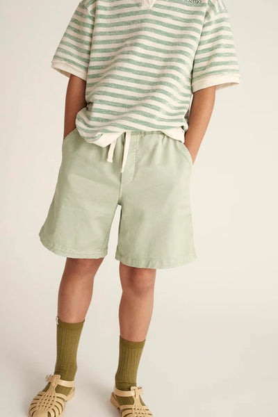 Cozmo Light Twill Bermuda Shorts ~ Frosty Green