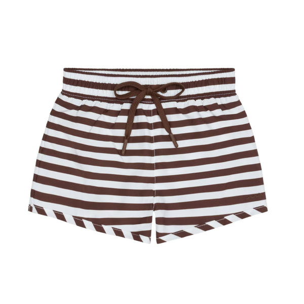 Minnow Boys Cocoa Stripe Boardie