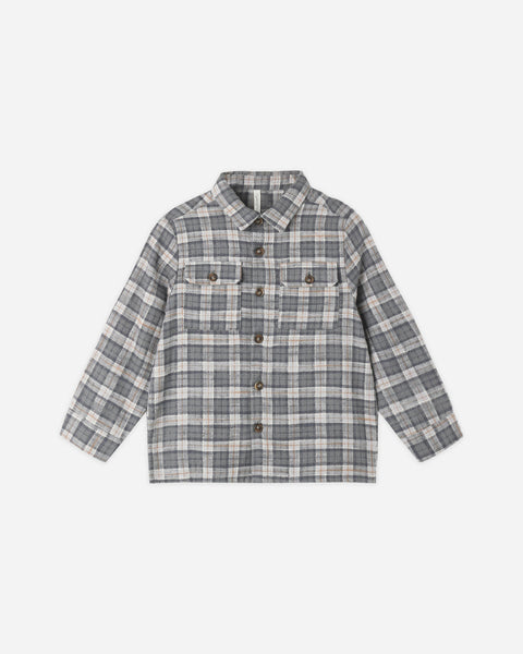 Rylee + Cru Pocketed Flannel Shirt ~ Winter Plaid