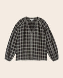Emile et Ida Women Black Check Blouse ~ Soho
