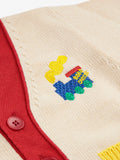 Bobo Choses Choo Choo Color Block Cardigan