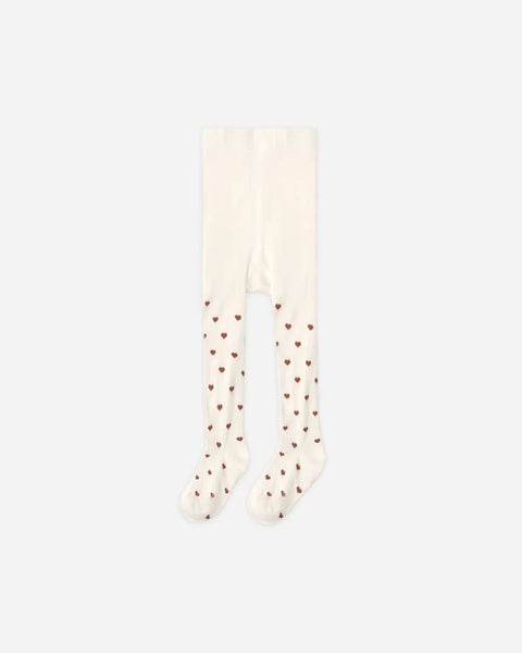 Rylee & Cru Ribbed Tights ~ Hearts
