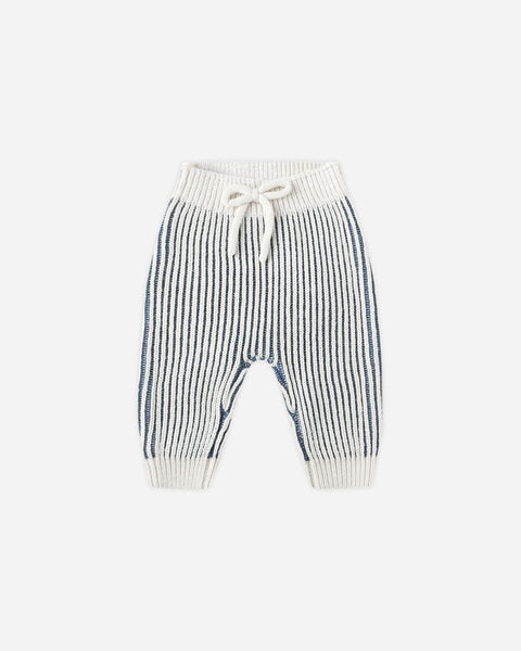 Quincy Mae Chunky Knit Pant ~ Ocean