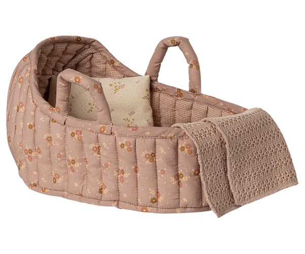 Maileg Carry Cot ~ Rose