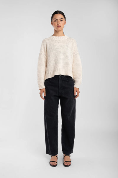 Micaela Greg Cream Ribbon Sweater