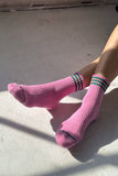 Le Bon Shoppe - Girlfriend Socks: Rose Pink