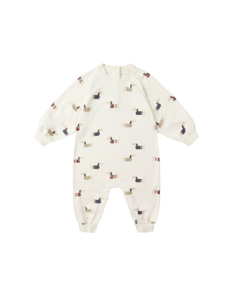 Rylee + Cru Raglan Jumpsuit ~ Dachshund