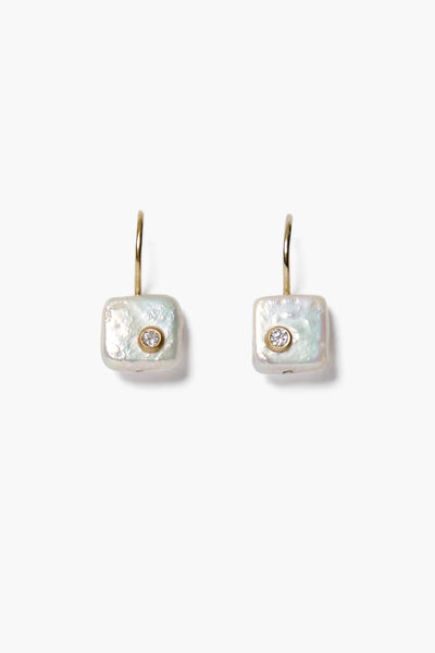 Chan Luu 14k Delmar Earrings White Pearl