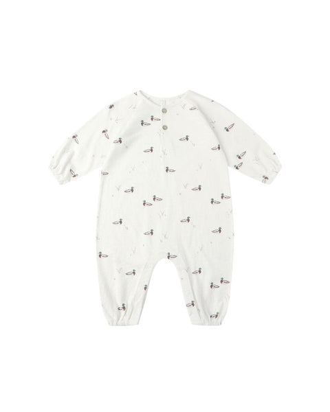 Rylee & Cru Henley Jumpsuit ~ Ducks