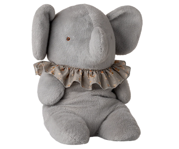 Maileg Big Plush Elephant ~ Blue/Grey