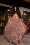 Natalie Martin Fiore Maxi Dress ~ Spanish Tile Combo