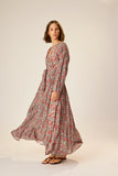 Natalie Martin Fiore Maxi Dress ~ Spanish Tile Combo